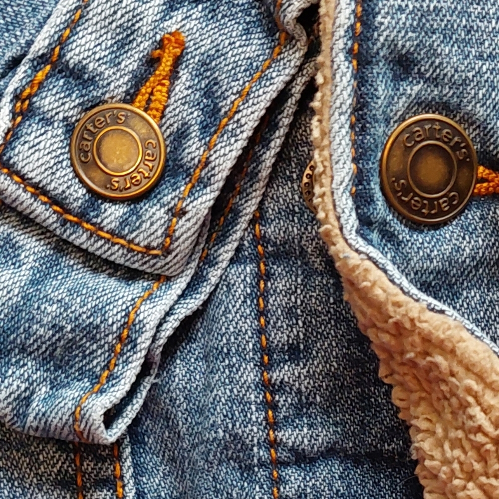 Carters euc/vguc jean jacket size 7 - Picture 14 of 16